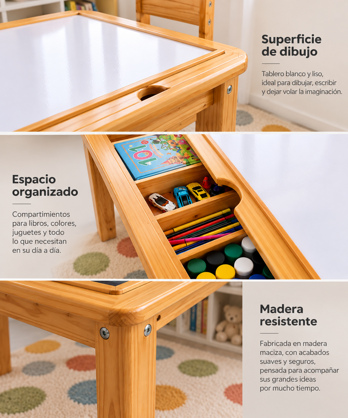 Mesa Montessori Infantil NIDO